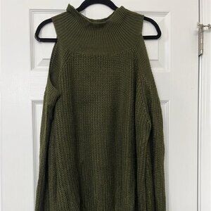 Chic Soul Cold Shoulder Sweater